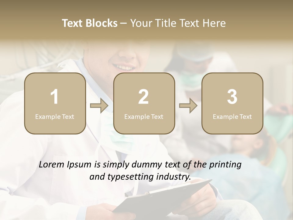 Workplace Woman Happy PowerPoint Template