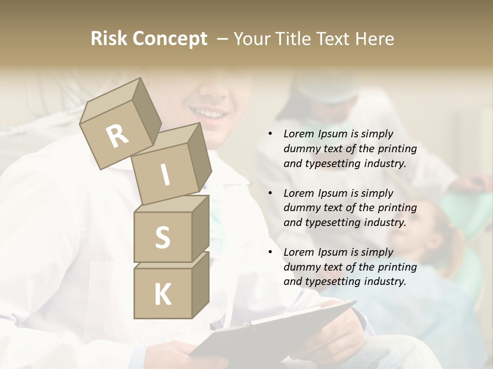 Workplace Woman Happy PowerPoint Template