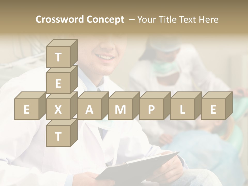 Workplace Woman Happy PowerPoint Template