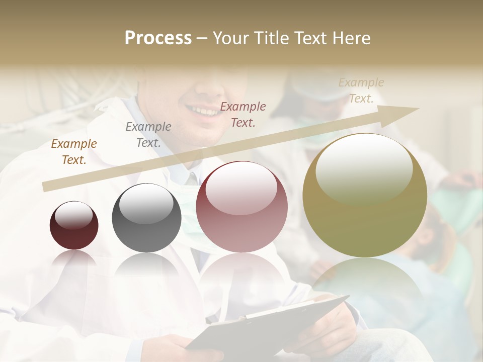 Workplace Woman Happy PowerPoint Template