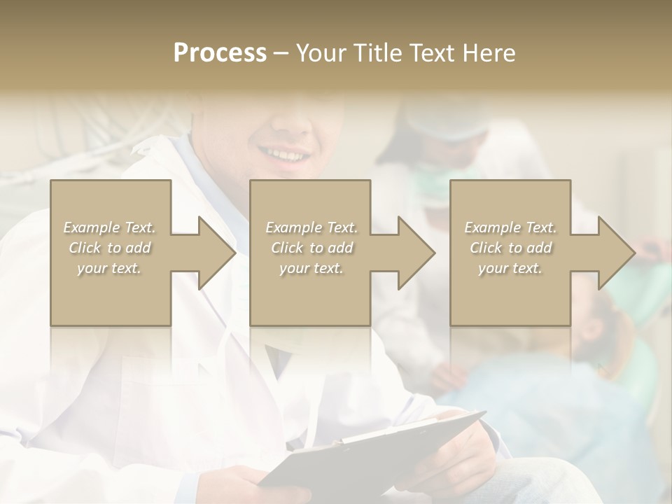 Workplace Woman Happy PowerPoint Template