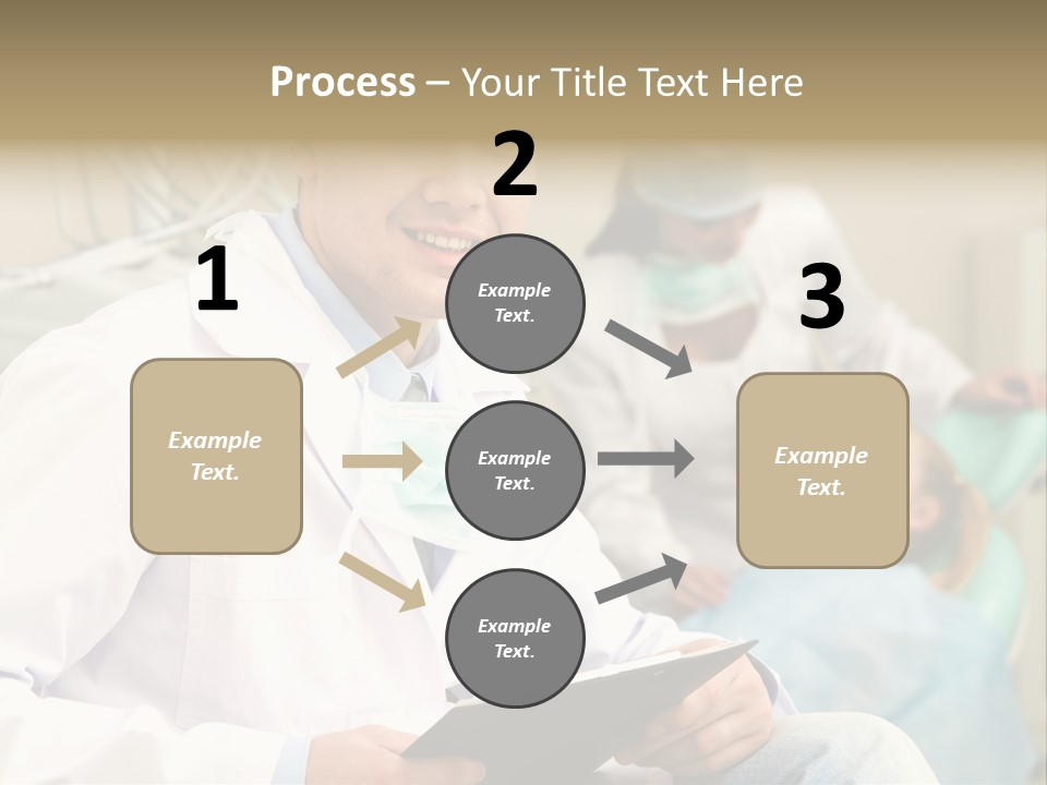 Workplace Woman Happy PowerPoint Template