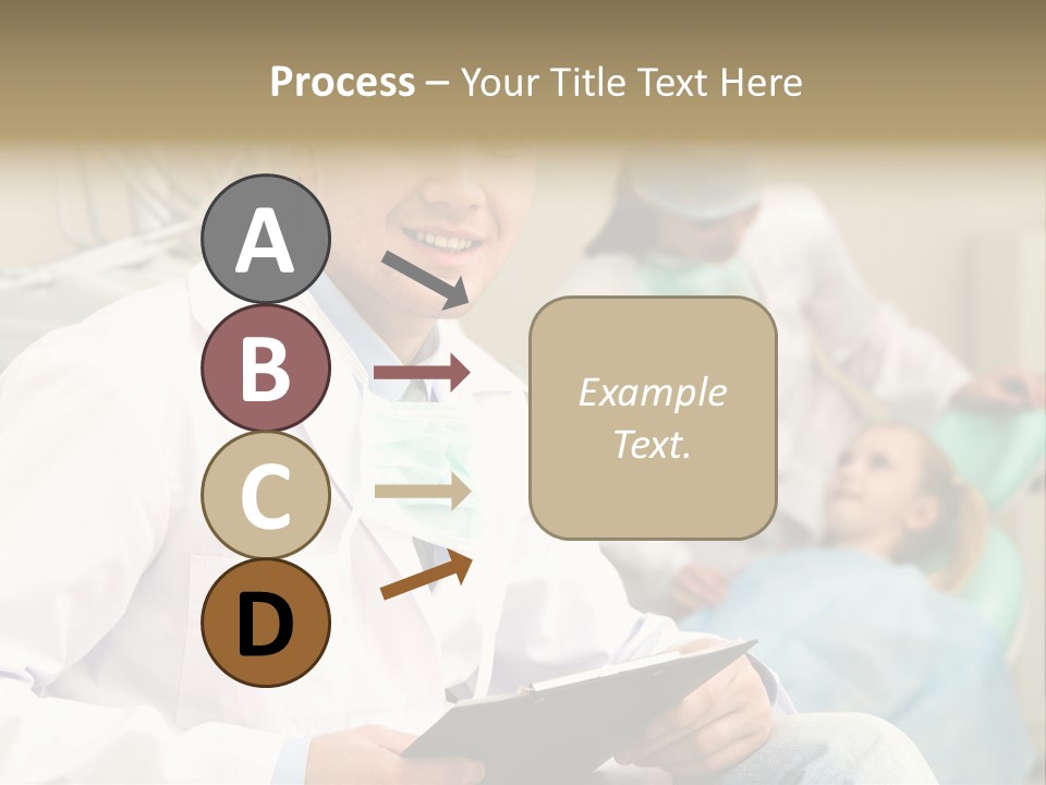 Workplace Woman Happy PowerPoint Template