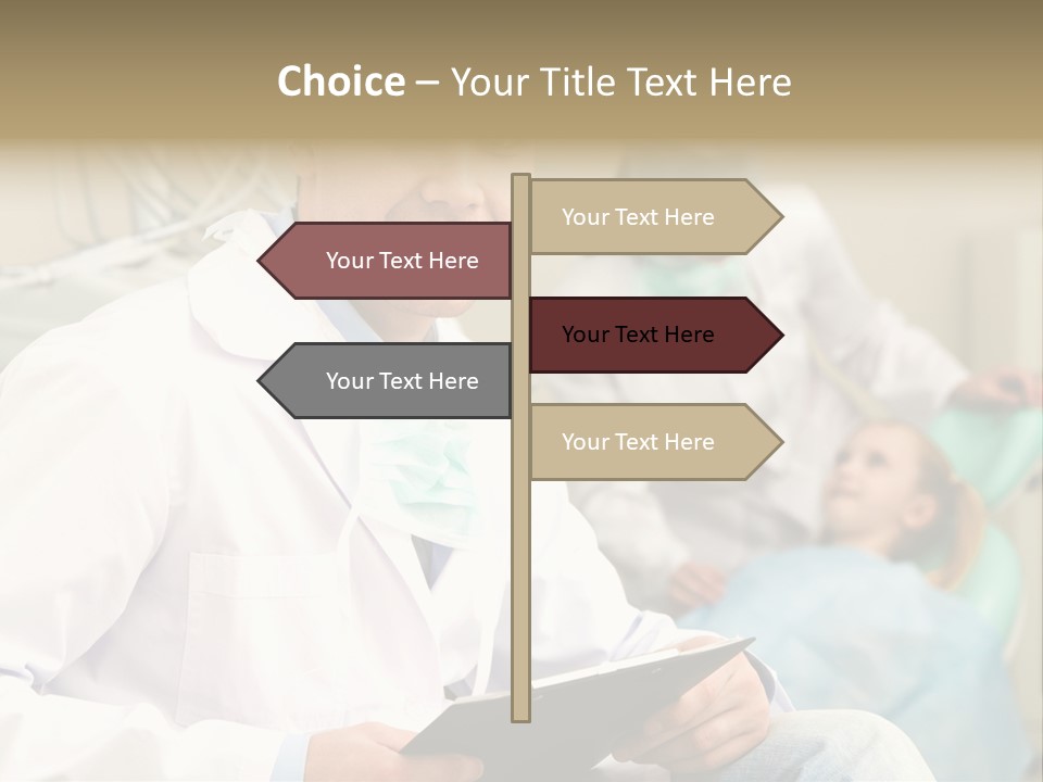 Workplace Woman Happy PowerPoint Template