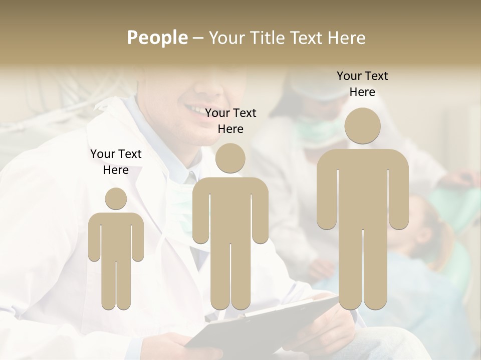 Workplace Woman Happy PowerPoint Template