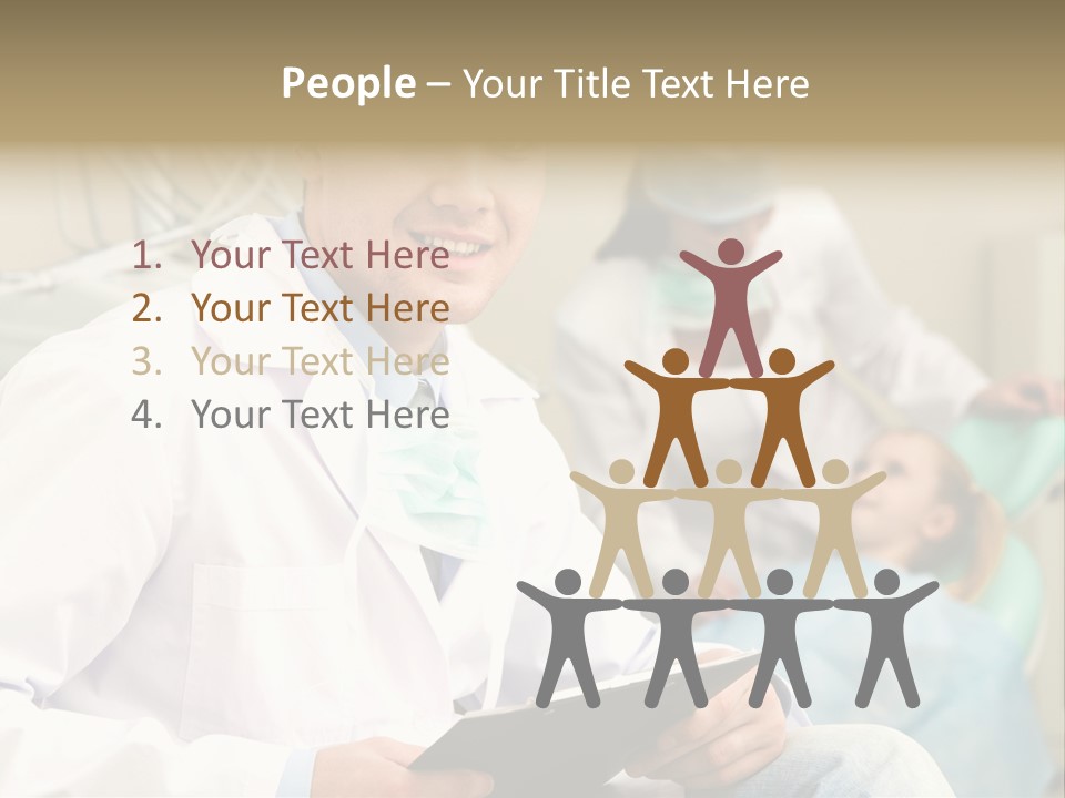 Workplace Woman Happy PowerPoint Template