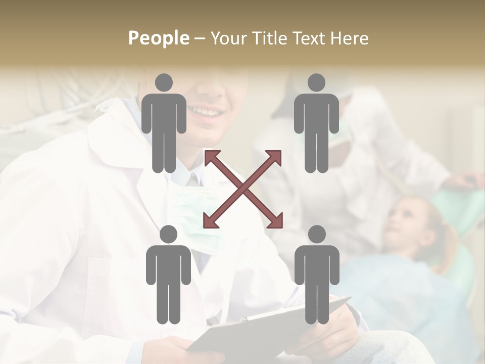 Workplace Woman Happy PowerPoint Template