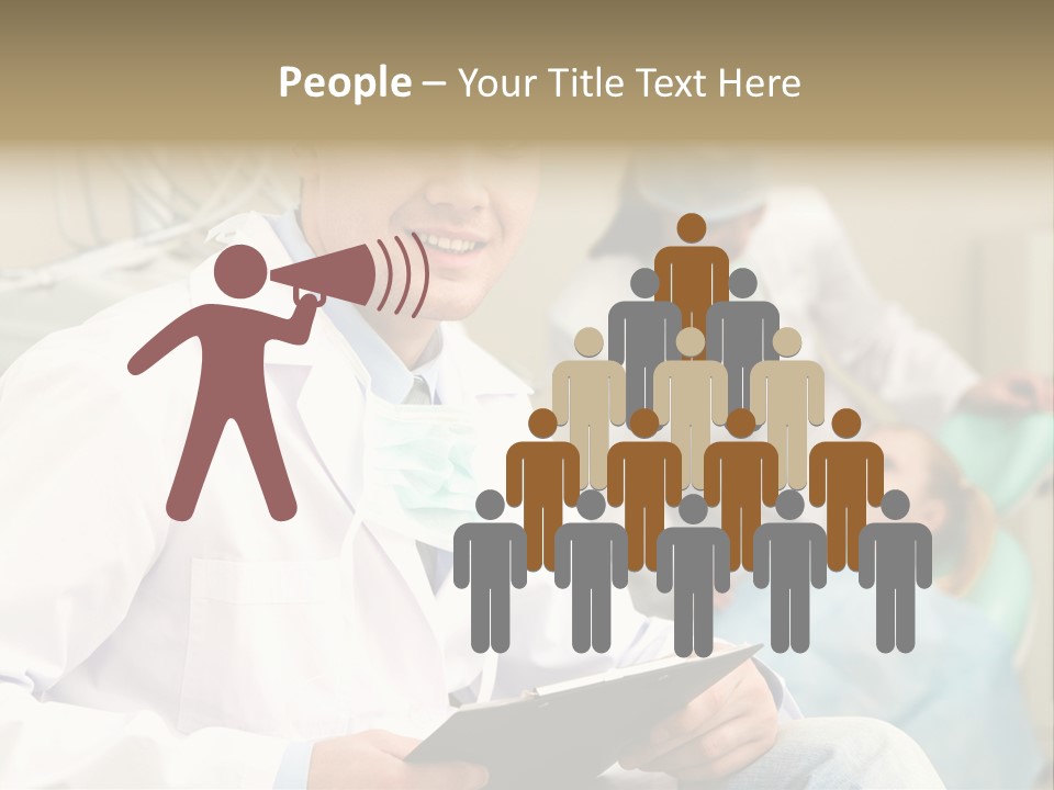 Workplace Woman Happy PowerPoint Template