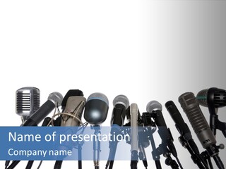 Technology Recording Interview PowerPoint Template