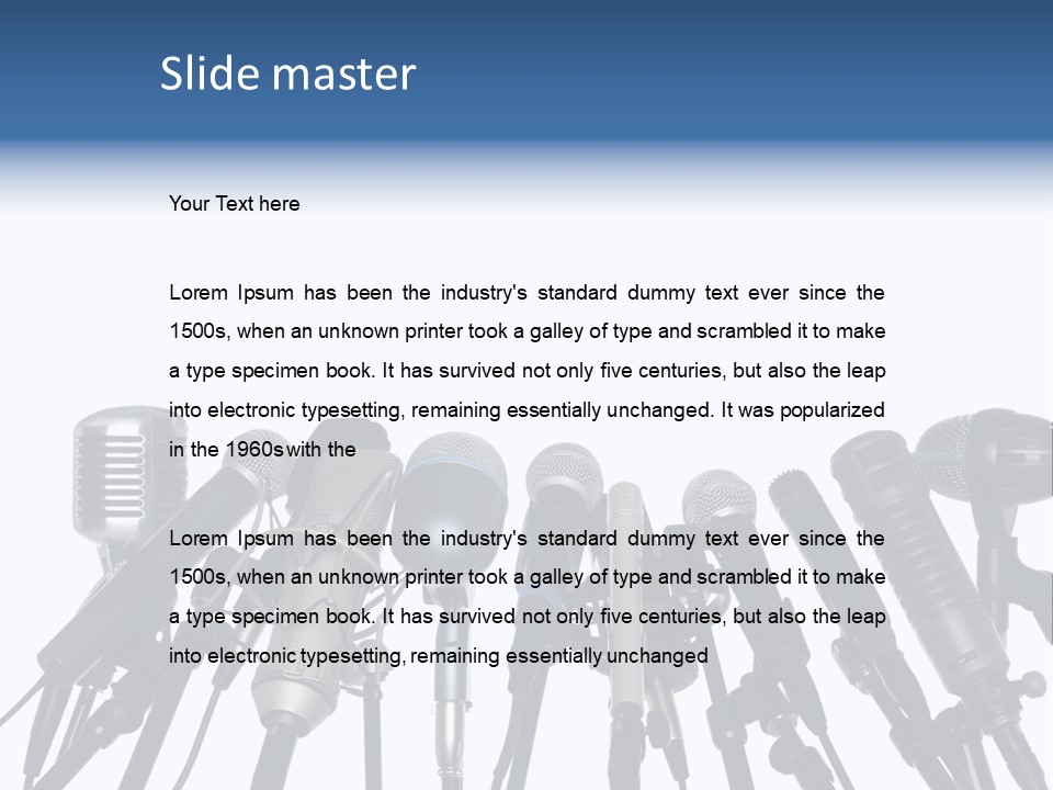 Technology Recording Interview PowerPoint Template