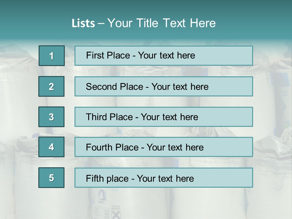Heavy Truck Chloride PowerPoint Template