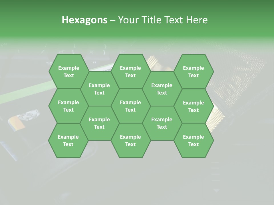 A Wallet Sitting On Top Of A Laptop Computer PowerPoint Template
