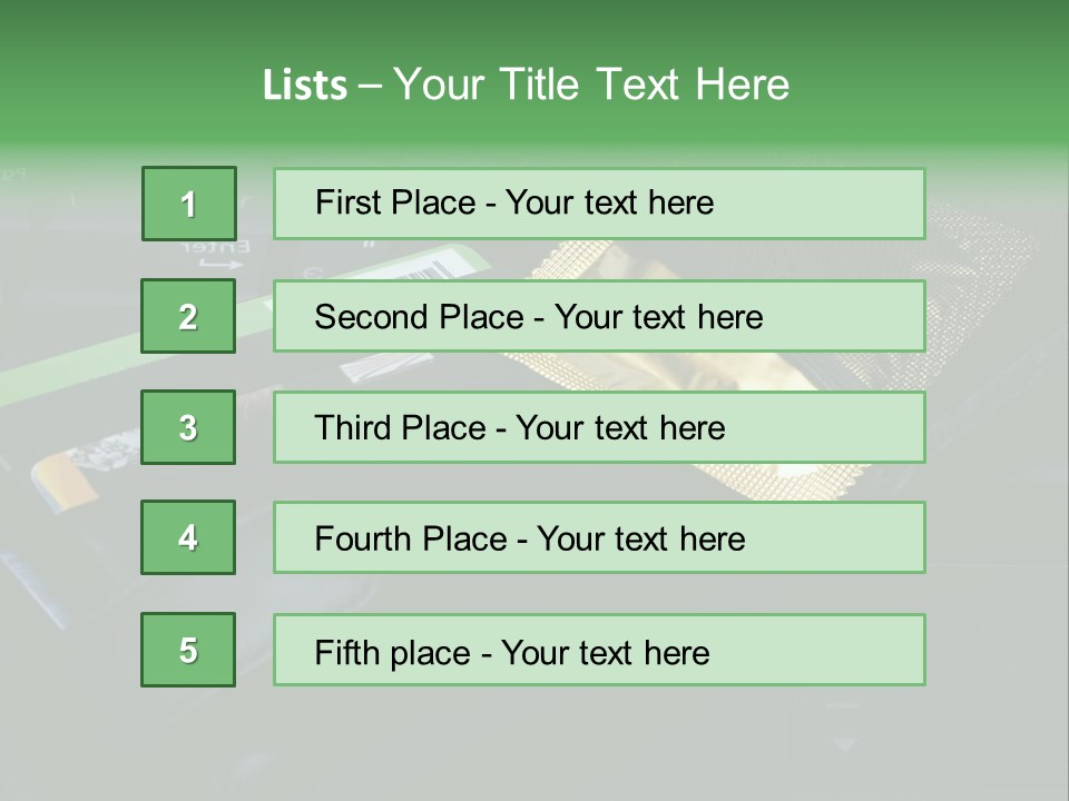 A Wallet Sitting On Top Of A Laptop Computer PowerPoint Template