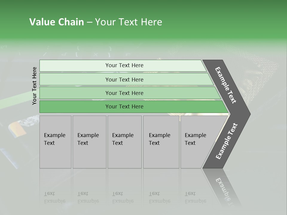 A Wallet Sitting On Top Of A Laptop Computer PowerPoint Template
