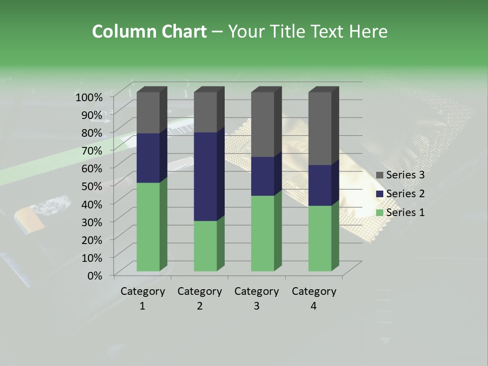 A Wallet Sitting On Top Of A Laptop Computer PowerPoint Template