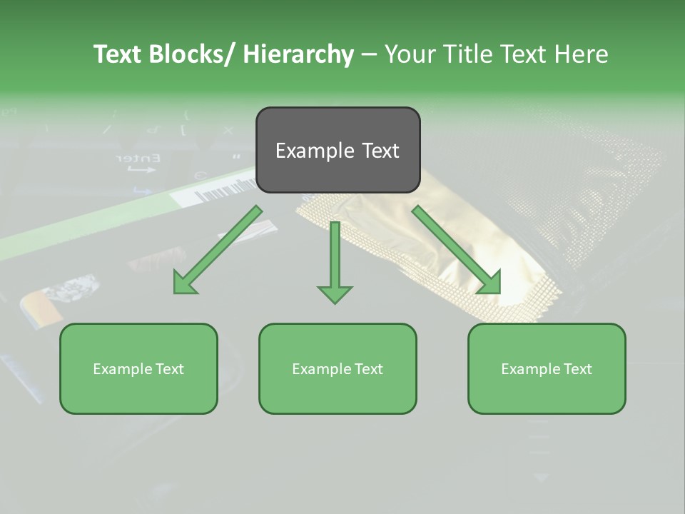 A Wallet Sitting On Top Of A Laptop Computer PowerPoint Template