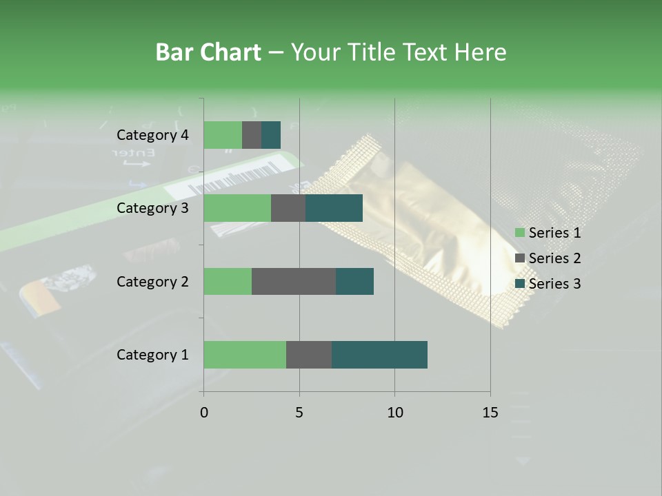 A Wallet Sitting On Top Of A Laptop Computer PowerPoint Template