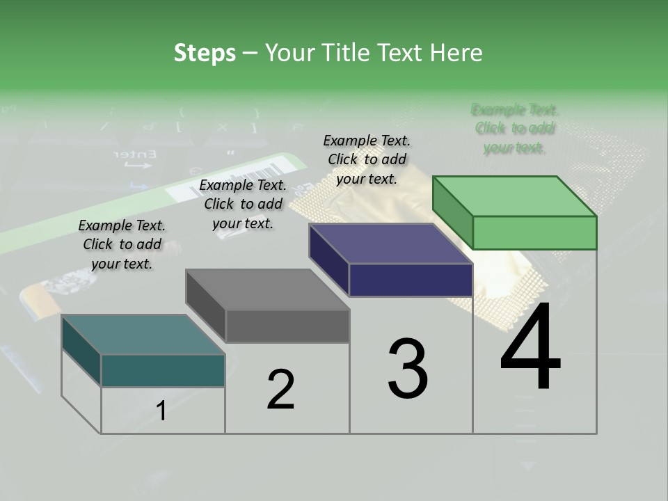 A Wallet Sitting On Top Of A Laptop Computer PowerPoint Template