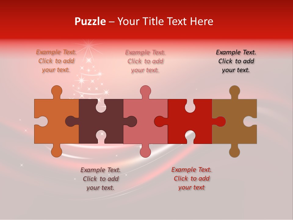 Star Pattern Celebration PowerPoint Template