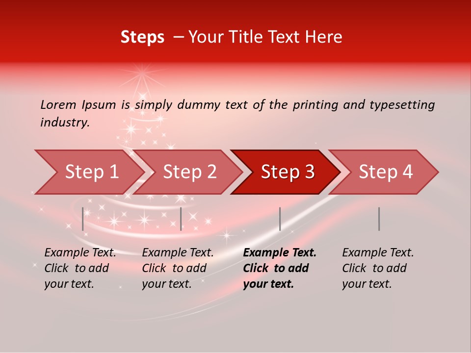 Star Pattern Celebration PowerPoint Template