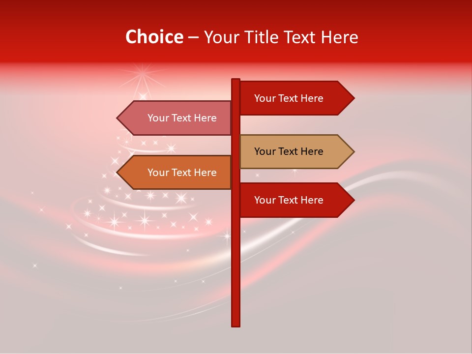 Star Pattern Celebration PowerPoint Template