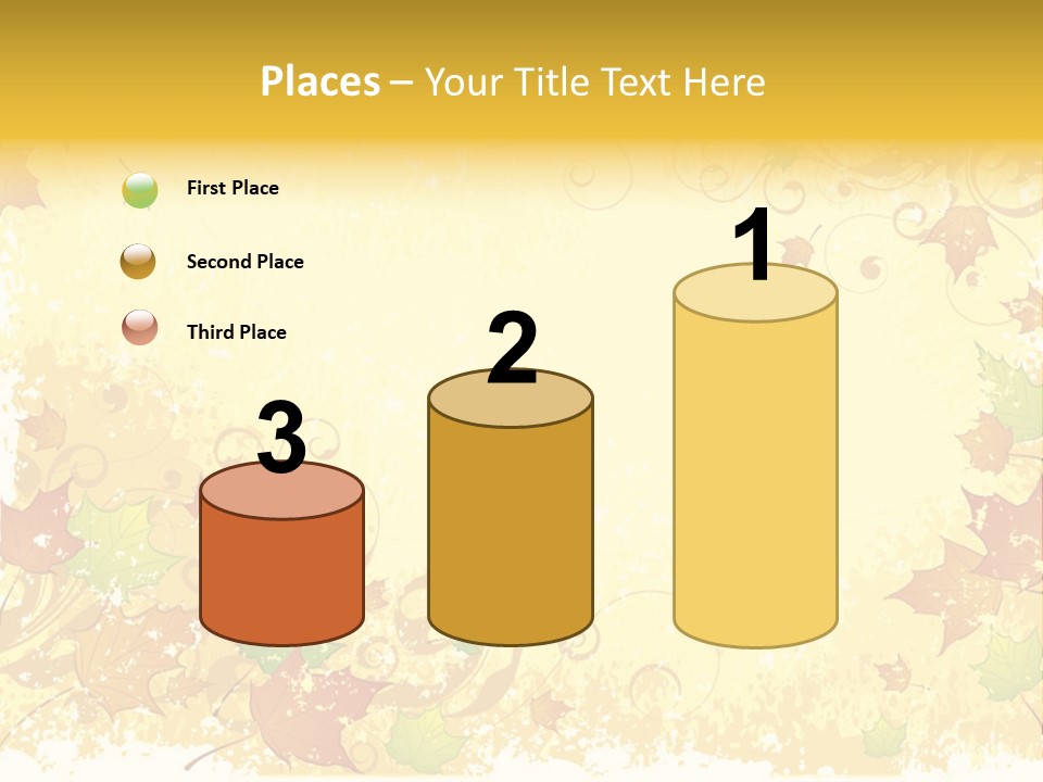 Ornament Falling Vector PowerPoint Template