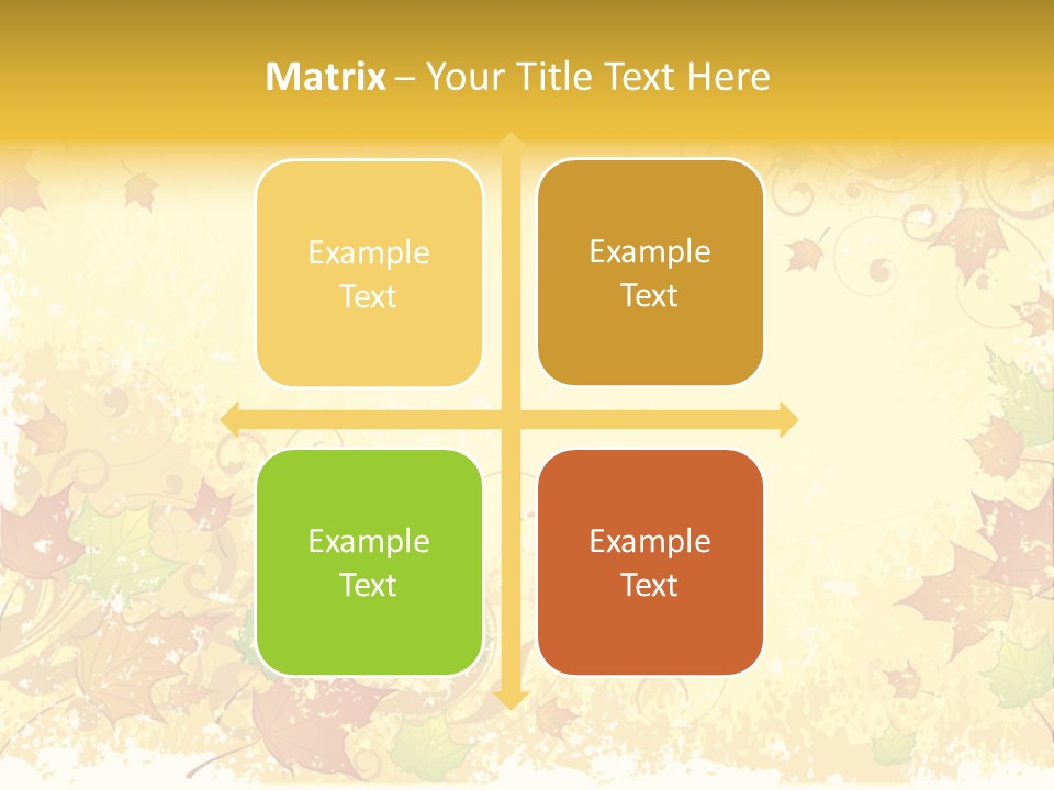 Ornament Falling Vector PowerPoint Template