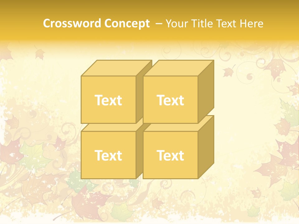 Ornament Falling Vector PowerPoint Template