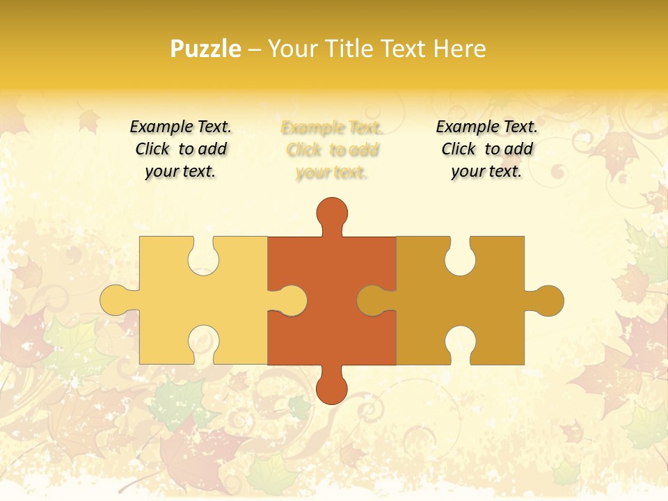 Ornament Falling Vector PowerPoint Template