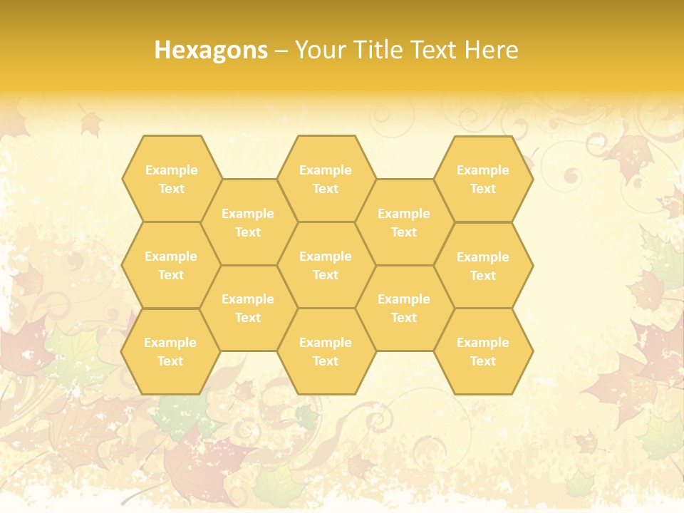 Ornament Falling Vector PowerPoint Template