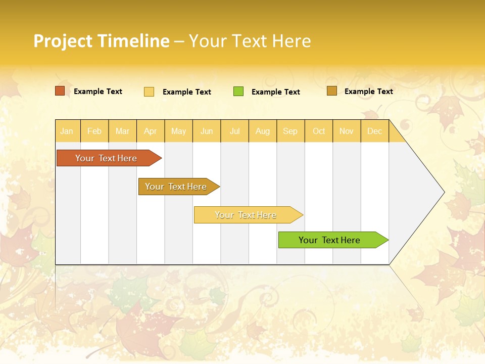 Ornament Falling Vector PowerPoint Template