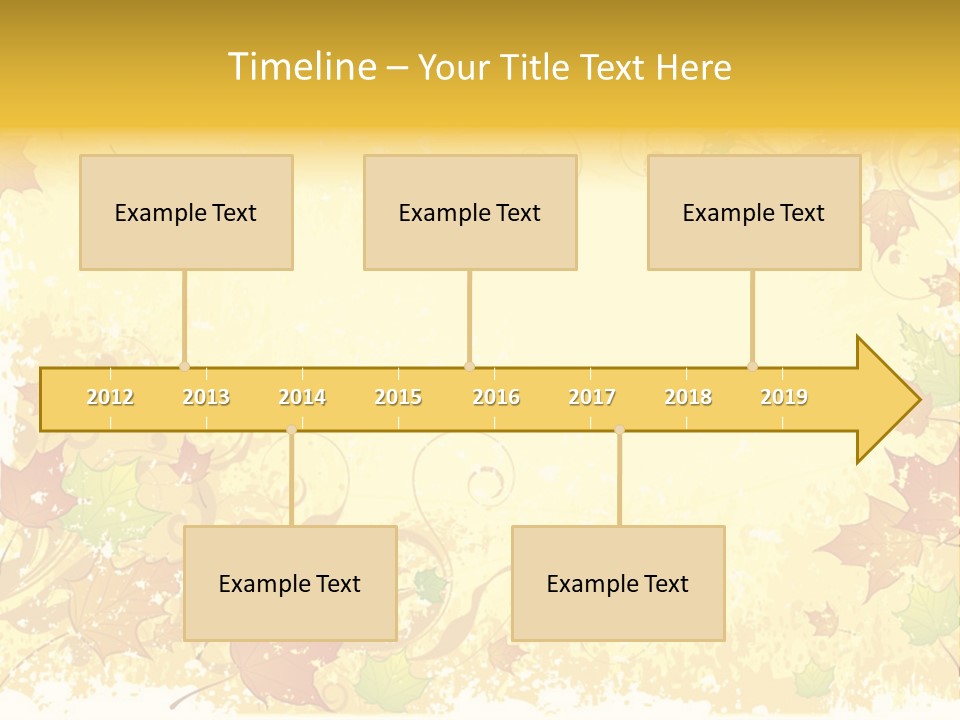 Ornament Falling Vector PowerPoint Template