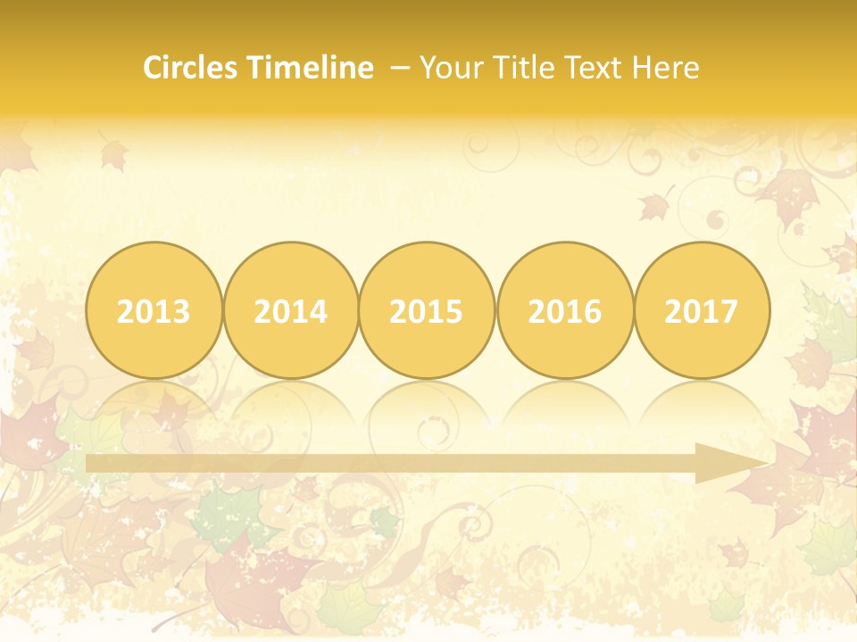 Ornament Falling Vector PowerPoint Template