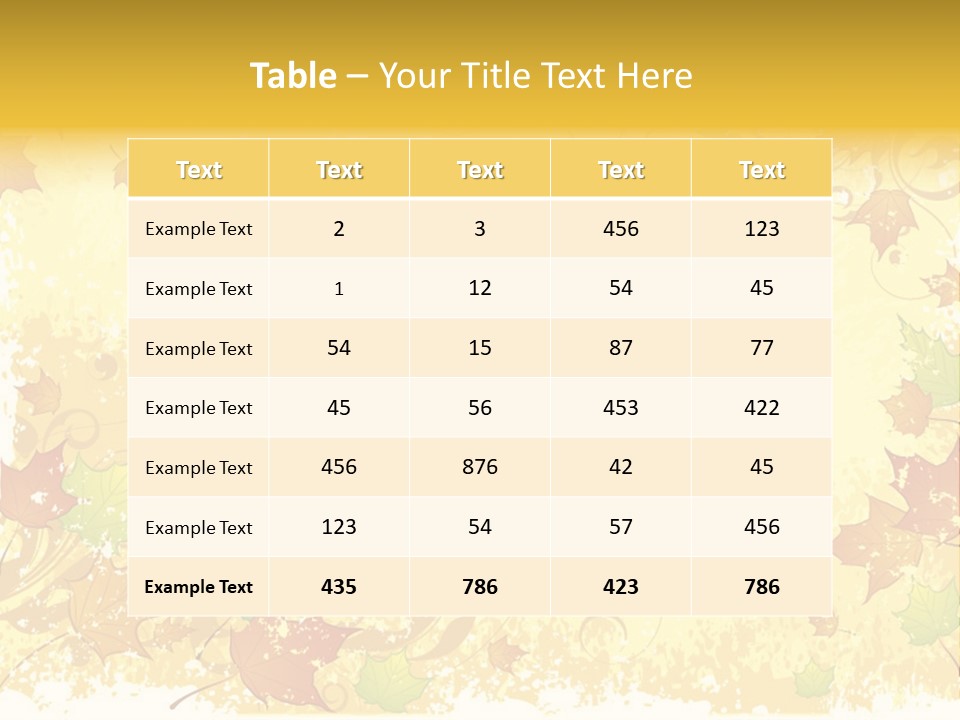 Ornament Falling Vector PowerPoint Template