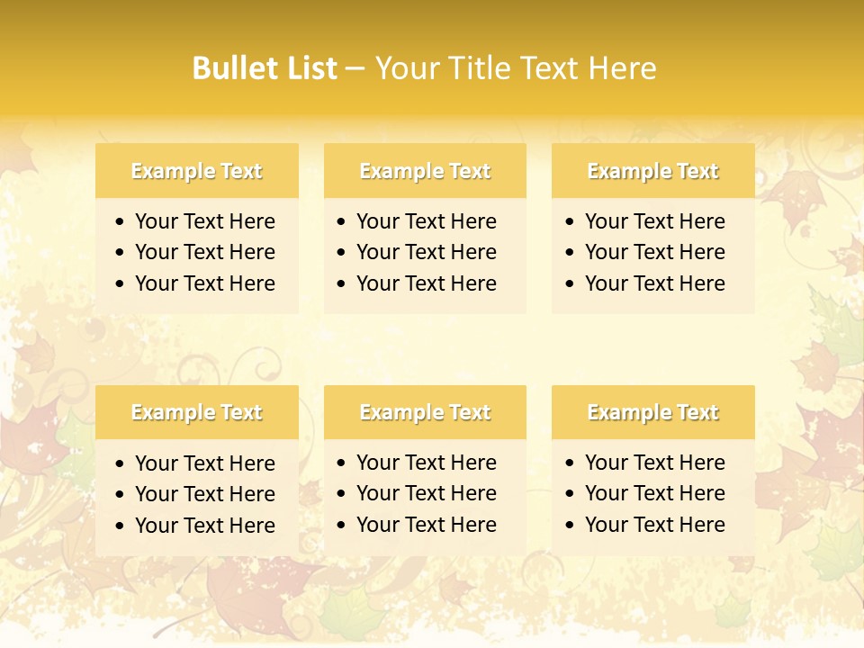 Ornament Falling Vector PowerPoint Template