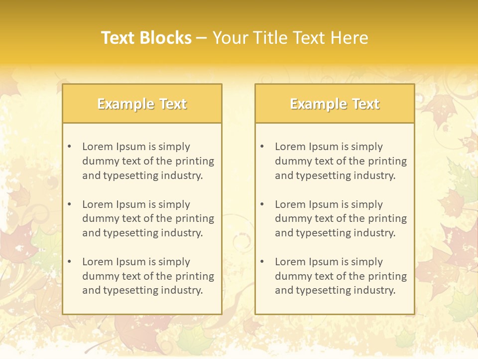 Ornament Falling Vector PowerPoint Template