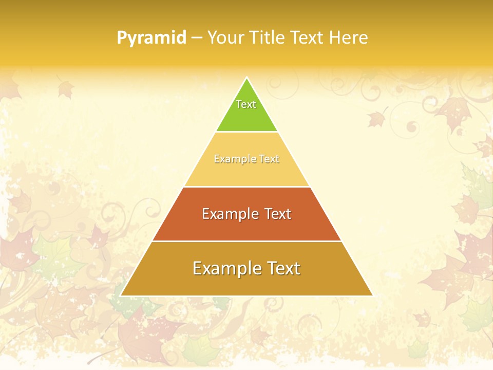 Ornament Falling Vector PowerPoint Template