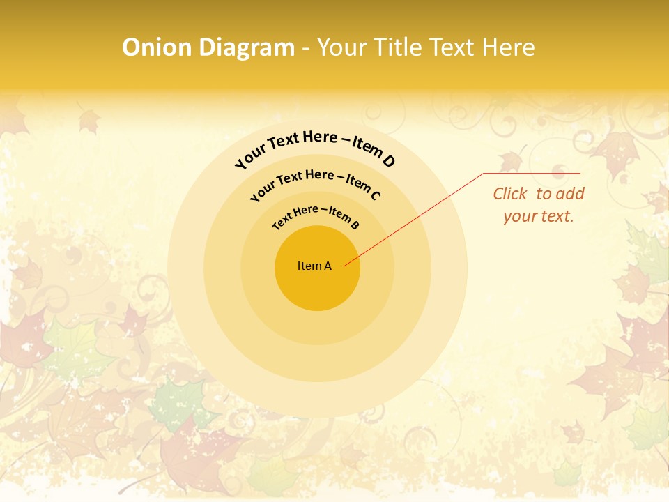 Ornament Falling Vector PowerPoint Template