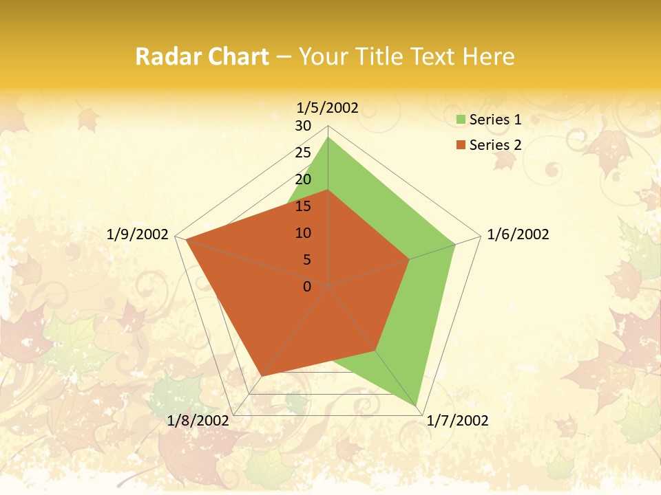 Ornament Falling Vector PowerPoint Template