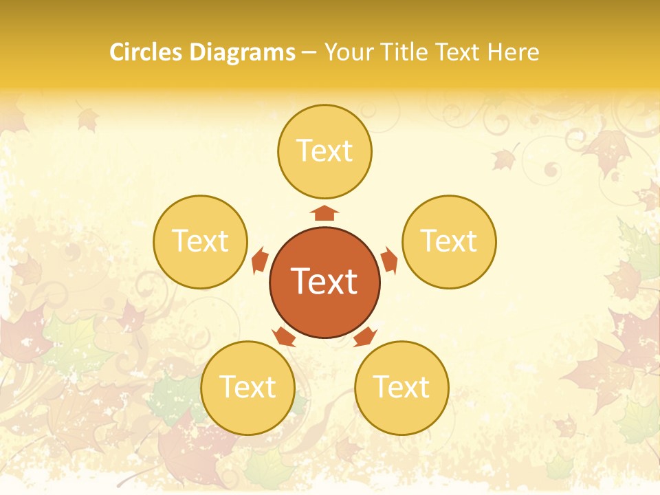 Ornament Falling Vector PowerPoint Template