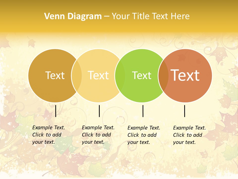 Ornament Falling Vector PowerPoint Template