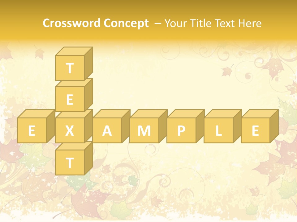 Ornament Falling Vector PowerPoint Template