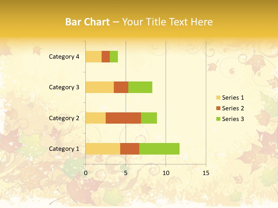 Ornament Falling Vector PowerPoint Template