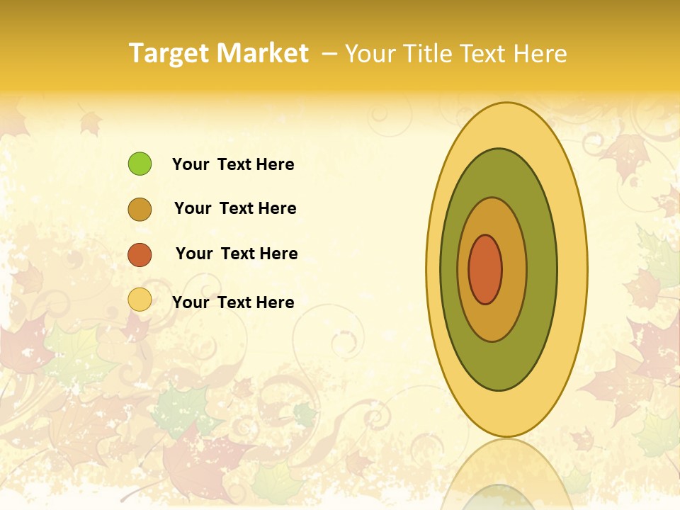 Ornament Falling Vector PowerPoint Template