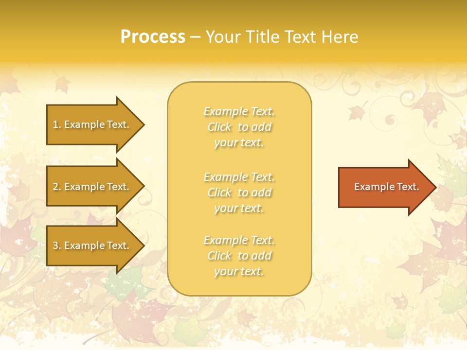 Ornament Falling Vector PowerPoint Template