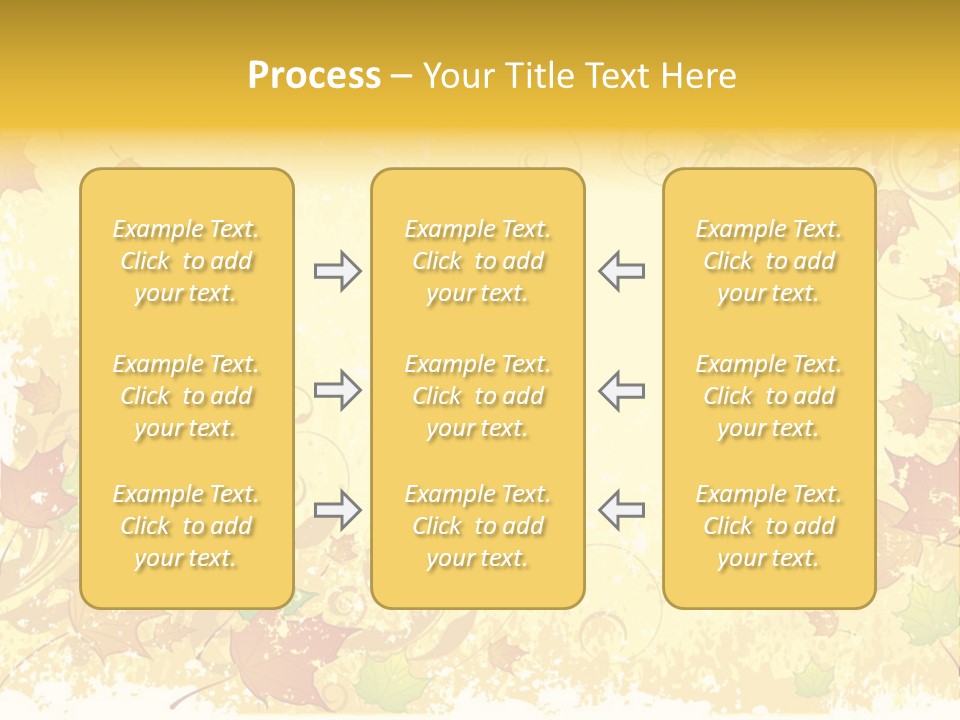 Ornament Falling Vector PowerPoint Template
