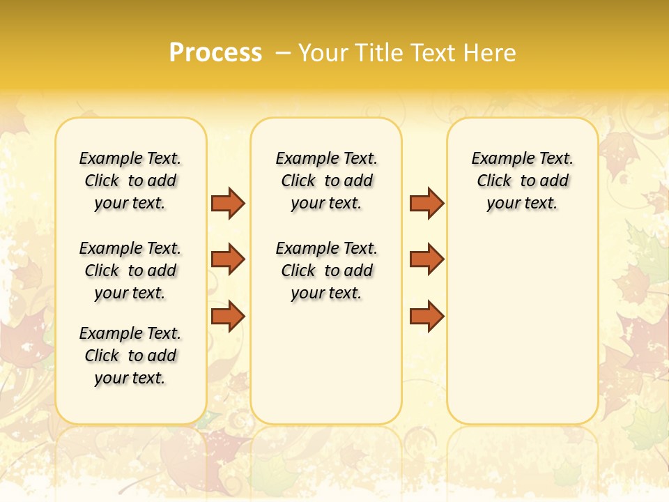 Ornament Falling Vector PowerPoint Template