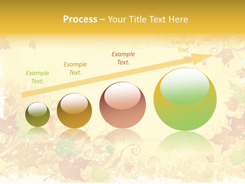 Ornament Falling Vector PowerPoint Template