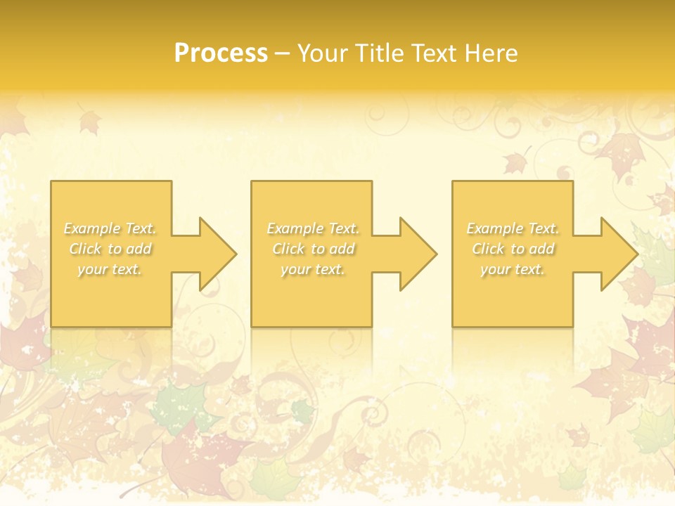 Ornament Falling Vector PowerPoint Template