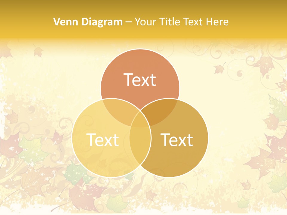 Ornament Falling Vector PowerPoint Template